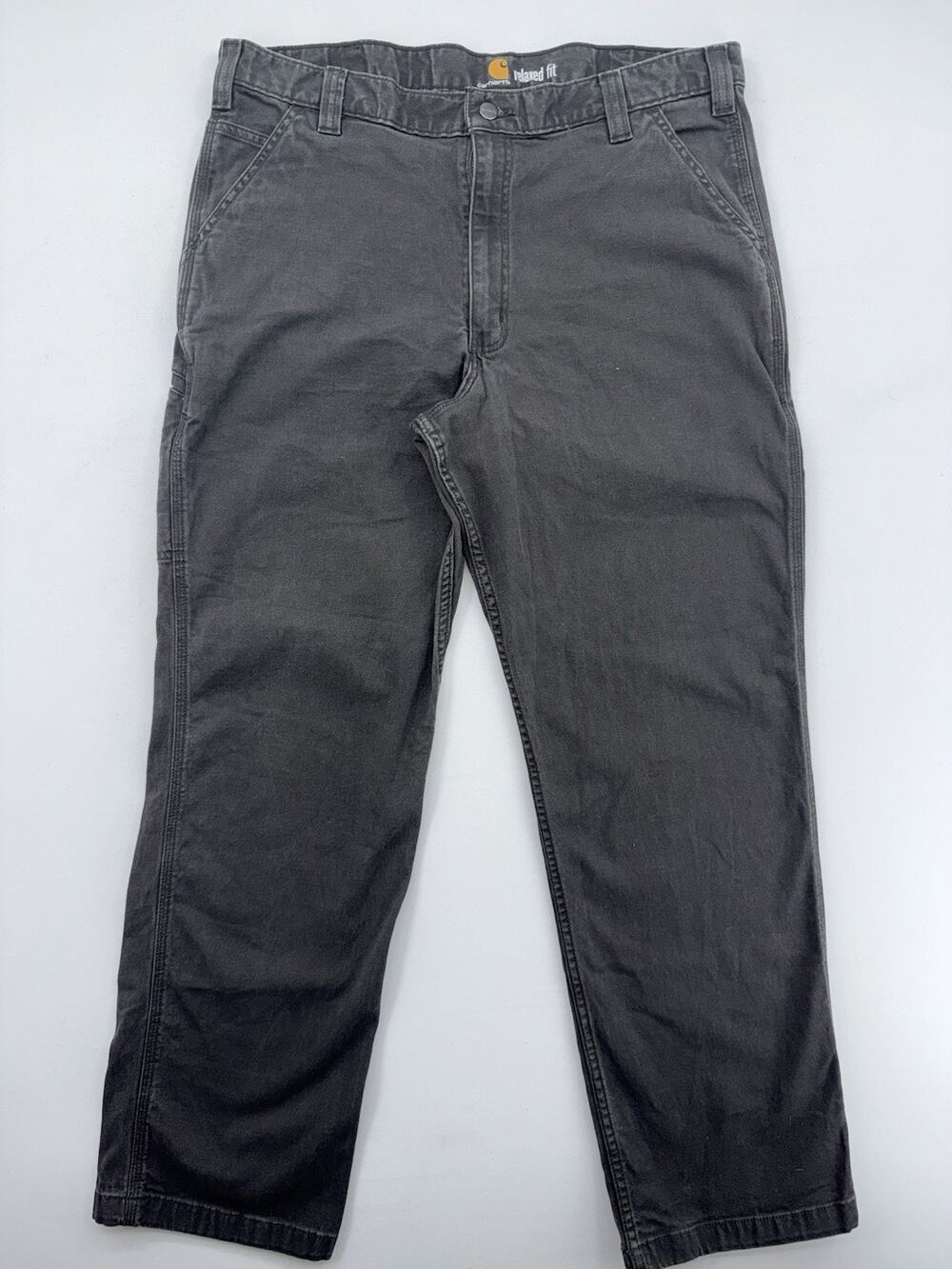 Carhartt Straight Relaxed Gray Relaxed Fit Work Cotton Men’s 38x32